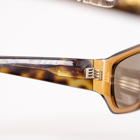 Yves Saint Laurent SL740 002 Sunglasses 52mm Square Tortoiseshell main image 6